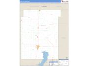 Nowata County, OK <br /> Wall Map <br /> Zip Code <br /> Basic Style 2025 Map