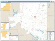 Osage County, OK <br /> Wall Map <br /> Zip Code <br /> Basic Style 2025 Map
