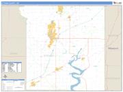Ottawa County, OK <br /> Wall Map <br /> Zip Code <br /> Basic Style 2025 Map