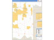Pottawatomie County, OK <br /> Wall Map <br /> Zip Code <br /> Basic Style 2025 Map