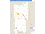 Seminole County, OK <br /> Wall Map <br /> Zip Code <br /> Basic Style 2025 Map
