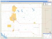 Stephens County, OK <br /> Wall Map <br /> Zip Code <br /> Basic Style 2025 Map