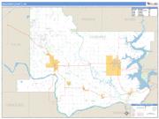 Wagoner County, OK <br /> Wall Map <br /> Zip Code <br /> Basic Style 2025 Map