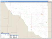 Woods County, OK <br /> Wall Map <br /> Zip Code <br /> Basic Style 2025 Map