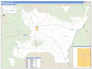 Baker County, OR <br /> Wall Map <br /> Zip Code <br /> Basic Style 2025 Map