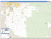 Clackamas County, OR <br /> Wall Map <br /> Zip Code <br /> Basic Style 2025 Map