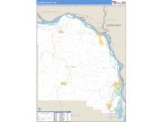 Columbia County, OR <br /> Wall Map <br /> Zip Code <br /> Basic Style 2025 Map