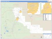 Deschutes County, OR <br /> Wall Map <br /> Zip Code <br /> Basic Style 2025 Map