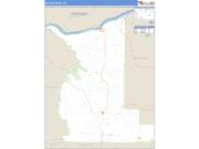 Gilliam County, OR <br /> Wall Map <br /> Zip Code <br /> Basic Style 2025 Map