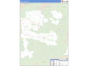 Grant County, OR <br /> Wall Map <br /> Zip Code <br /> Basic Style 2025 Map