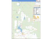 Klamath County, OR <br /> Wall Map <br /> Zip Code <br /> Basic Style 2025 Map