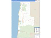Lincoln County, OR <br /> Wall Map <br /> Zip Code <br /> Basic Style 2025 Map