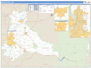 Marion County, OR <br /> Wall Map <br /> Zip Code <br /> Basic Style 2025 Map