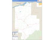 Morrow County, OR <br /> Wall Map <br /> Zip Code <br /> Basic Style 2025 Map