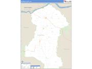 Sherman County, OR <br /> Wall Map <br /> Zip Code <br /> Basic Style 2025 Map