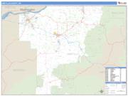 Umatilla County, OR <br /> Wall Map <br /> Zip Code <br /> Basic Style 2025 Map