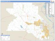 Washington County, OR <br /> Wall Map <br /> Zip Code <br /> Basic Style 2025 Map