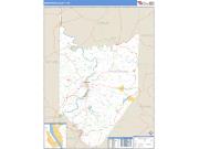 Armstrong County, PA <br /> Wall Map <br /> Zip Code <br /> Basic Style 2025 Map