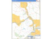 Beaver County, PA <br /> Wall Map <br /> Zip Code <br /> Basic Style 2025 Map