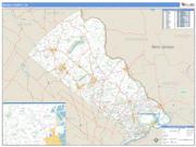 Bucks County, PA <br /> Wall Map <br /> Zip Code <br /> Basic Style 2025 Map