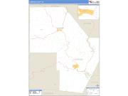 Cameron County, PA <br /> Wall Map <br /> Zip Code <br /> Basic Style 2025 Map