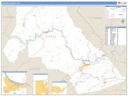 Clinton County, PA <br /> Wall Map <br /> Zip Code <br /> Basic Style 2025 Map