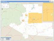 Elk County, PA <br /> Wall Map <br /> Zip Code <br /> Basic Style 2025 Map