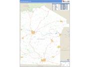 Jefferson County, PA <br /> Wall Map <br /> Zip Code <br /> Basic Style 2025 Map