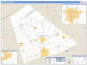 Lebanon County, PA <br /> Wall Map <br /> Zip Code <br /> Basic Style 2025 Map
