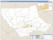 Lycoming County, PA <br /> Wall Map <br /> Zip Code <br /> Basic Style 2025 Map