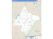 Pike County, PA <br /> Wall Map <br /> Zip Code <br /> Basic Style 2025 Map