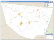 Sullivan County, PA <br /> Wall Map <br /> Zip Code <br /> Basic Style 2025 Map