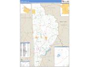 Wayne County, PA <br /> Wall Map <br /> Zip Code <br /> Basic Style 2025 Map
