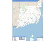 Washington County, RI <br /> Wall Map <br /> Zip Code <br /> Basic Style 2025 Map