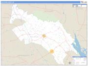 Calhoun County, SC <br /> Wall Map <br /> Zip Code <br /> Basic Style 2025 Map