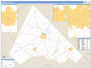 Dillon County, SC <br /> Wall Map <br /> Zip Code <br /> Basic Style 2025 Map