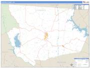 Fairfield County, SC <br /> Wall Map <br /> Zip Code <br /> Basic Style 2025 Map