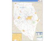 Spartanburg County, SC <br /> Wall Map <br /> Zip Code <br /> Basic Style 2025 Map