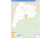 Union County, SC <br /> Wall Map <br /> Zip Code <br /> Basic Style 2025 Map