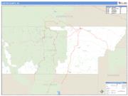 Custer County, SD <br /> Wall Map <br /> Zip Code <br /> Basic Style 2025 Map