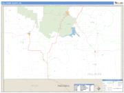 Fall River County, SD <br /> Wall Map <br /> Zip Code <br /> Basic Style 2025 Map