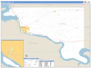 Hughes County, SD <br /> Wall Map <br /> Zip Code <br /> Basic Style 2025 Map