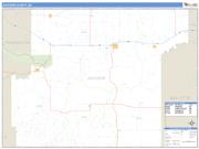 Jackson County, SD <br /> Wall Map <br /> Zip Code <br /> Basic Style 2025 Map