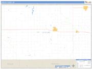 Jerauld County, SD <br /> Wall Map <br /> Zip Code <br /> Basic Style 2025 Map