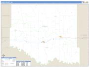 Jones County, SD <br /> Wall Map <br /> Zip Code <br /> Basic Style 2025 Map