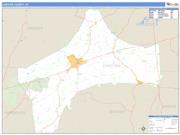 Chester County, TN <br /> Wall Map <br /> Zip Code <br /> Basic Style 2025 Map