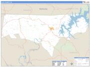 Clay County, TN <br /> Wall Map <br /> Zip Code <br /> Basic Style 2025 Map