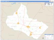 Crockett County, TN <br /> Wall Map <br /> Zip Code <br /> Basic Style 2025 Map
