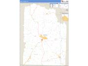 Giles County, TN <br /> Wall Map <br /> Zip Code <br /> Basic Style 2025 Map