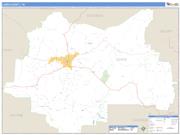 Lewis County, TN <br /> Wall Map <br /> Zip Code <br /> Basic Style 2025 Map